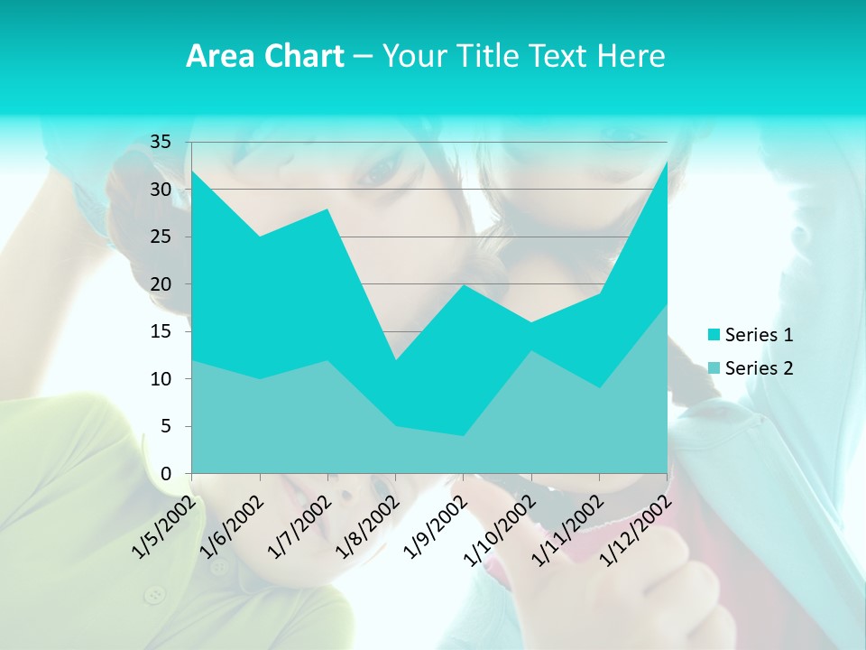 Girl Cheerful Embracing PowerPoint Template