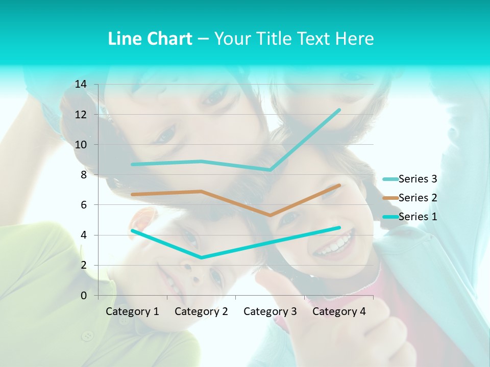 Girl Cheerful Embracing PowerPoint Template