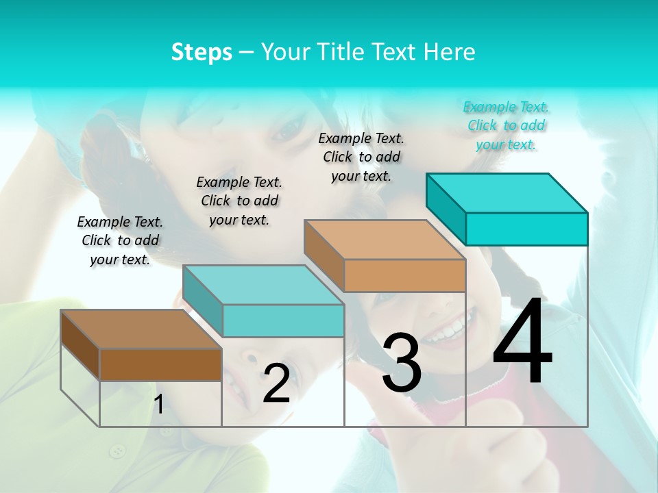 Girl Cheerful Embracing PowerPoint Template