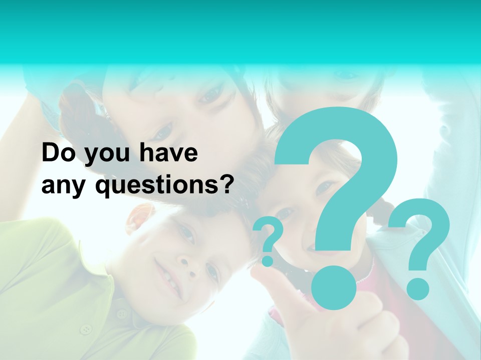 Girl Cheerful Embracing PowerPoint Template