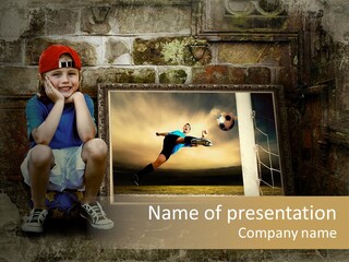 Vintage Texture Wall PowerPoint Template