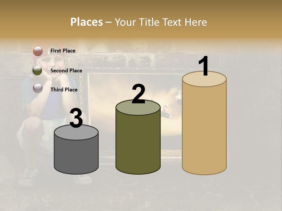 Vintage Texture Wall PowerPoint Template