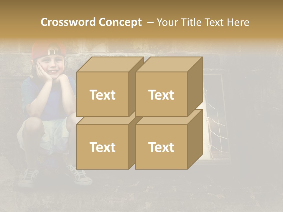 Vintage Texture Wall PowerPoint Template