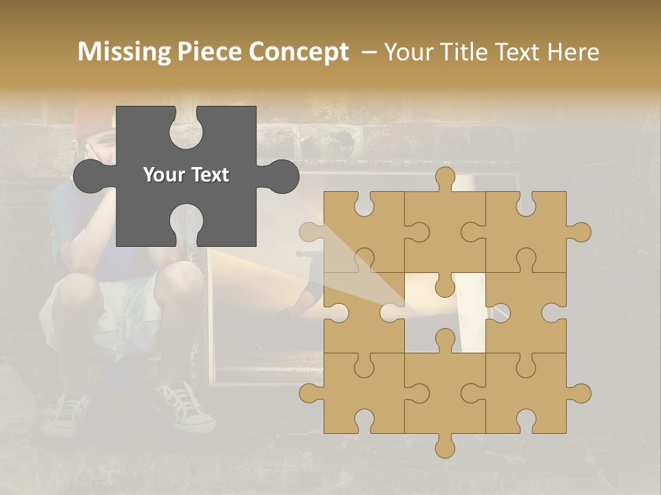 Vintage Texture Wall PowerPoint Template