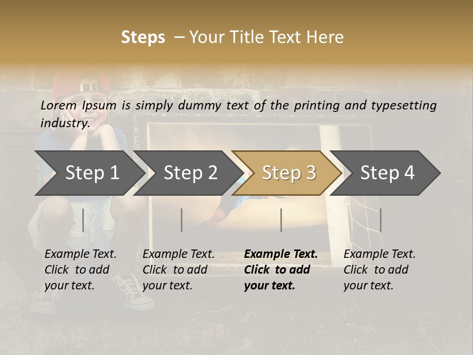 Vintage Texture Wall PowerPoint Template