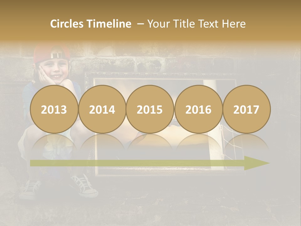 Vintage Texture Wall PowerPoint Template