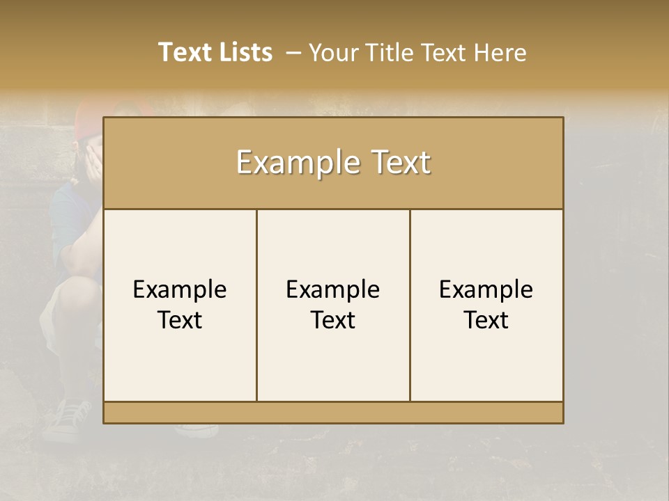 Vintage Texture Wall PowerPoint Template