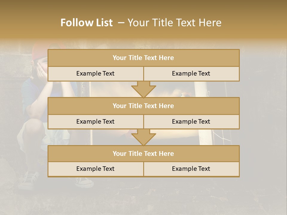 Vintage Texture Wall PowerPoint Template