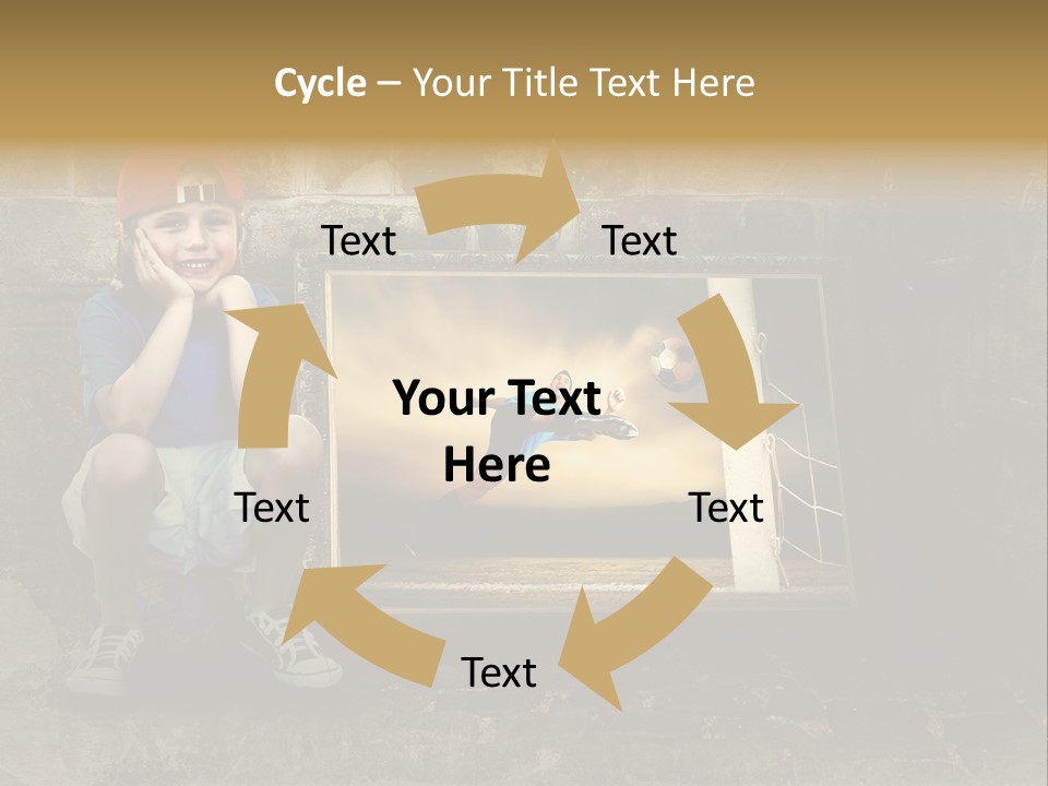Vintage Texture Wall PowerPoint Template