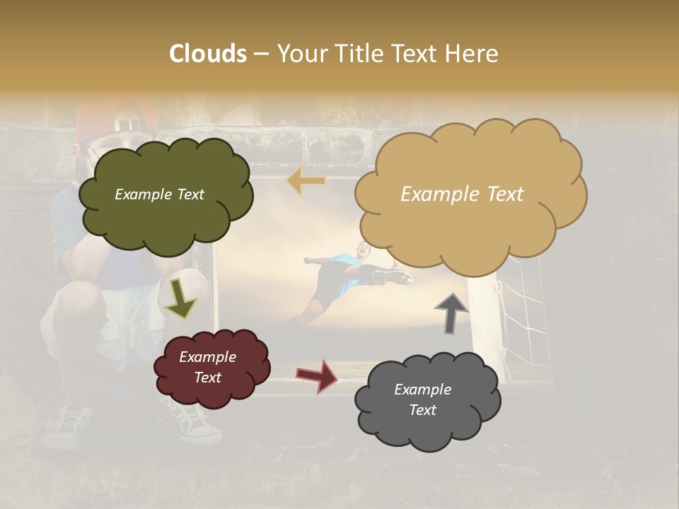 Vintage Texture Wall PowerPoint Template