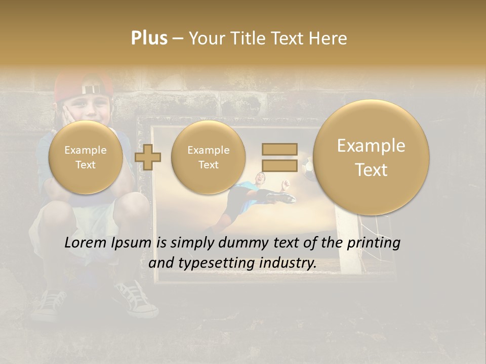 Vintage Texture Wall PowerPoint Template