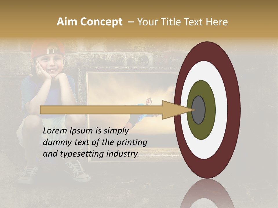 Vintage Texture Wall PowerPoint Template