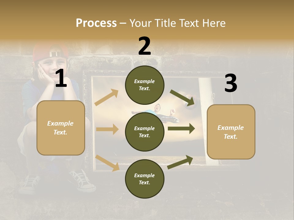 Vintage Texture Wall PowerPoint Template