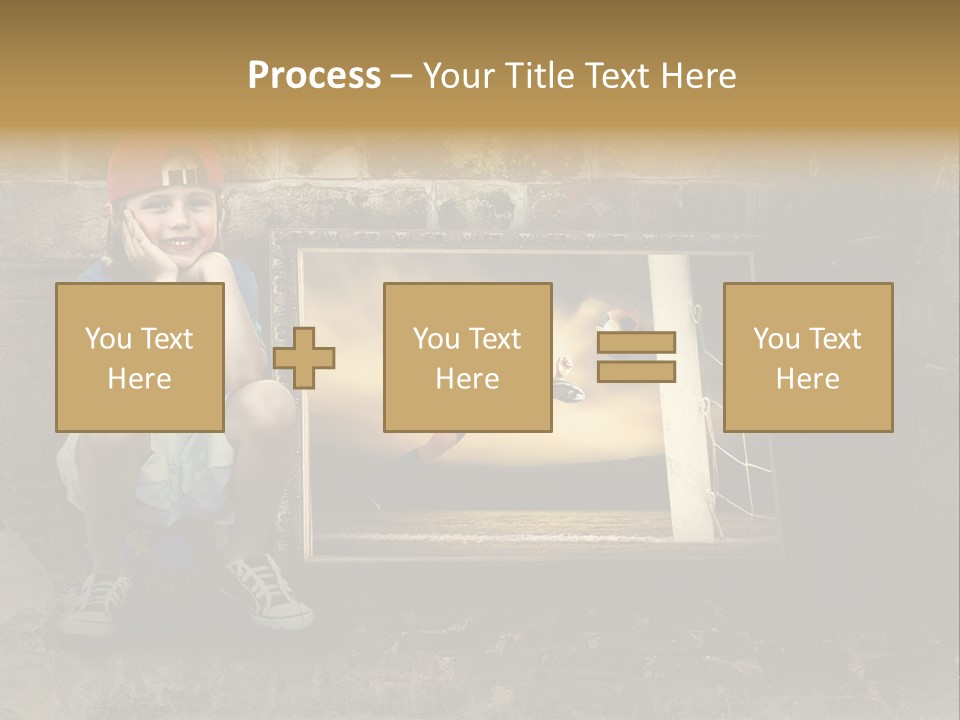 Vintage Texture Wall PowerPoint Template