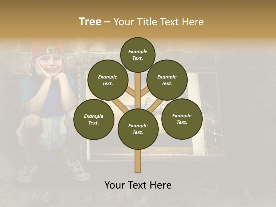 Vintage Texture Wall PowerPoint Template