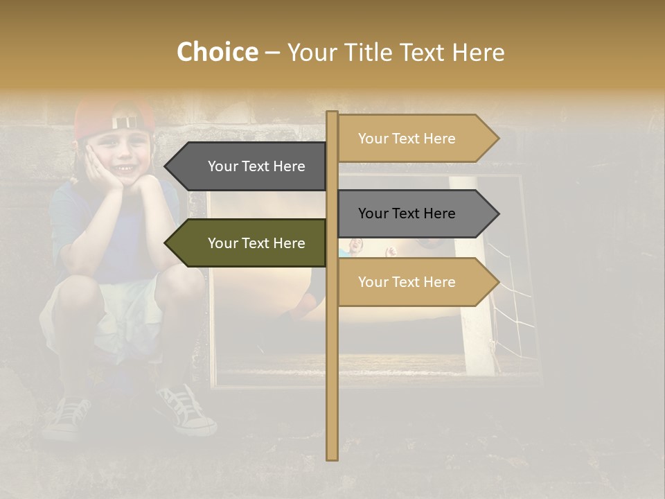 Vintage Texture Wall PowerPoint Template