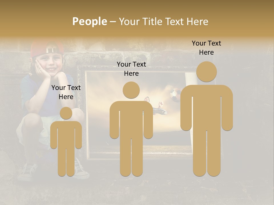 Vintage Texture Wall PowerPoint Template