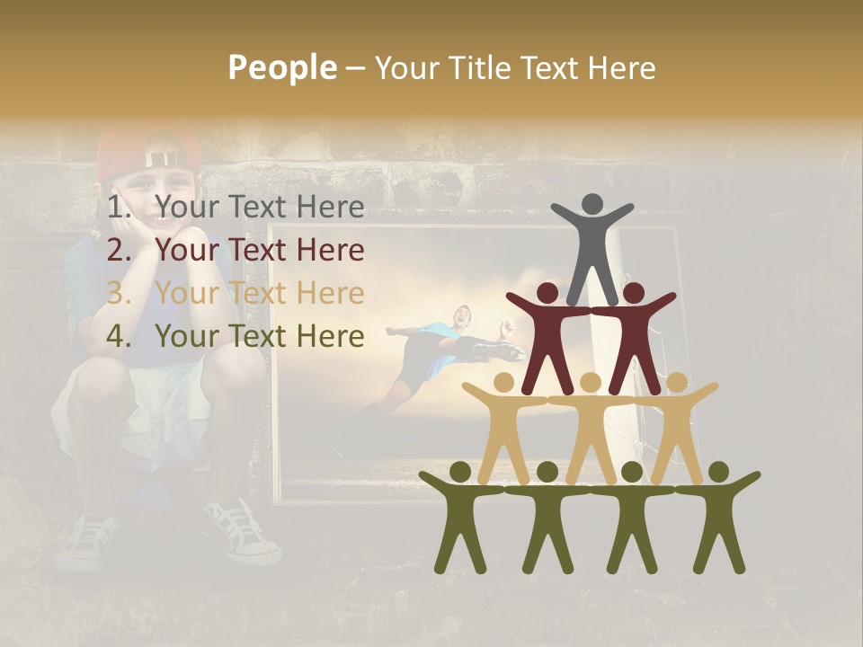 Vintage Texture Wall PowerPoint Template