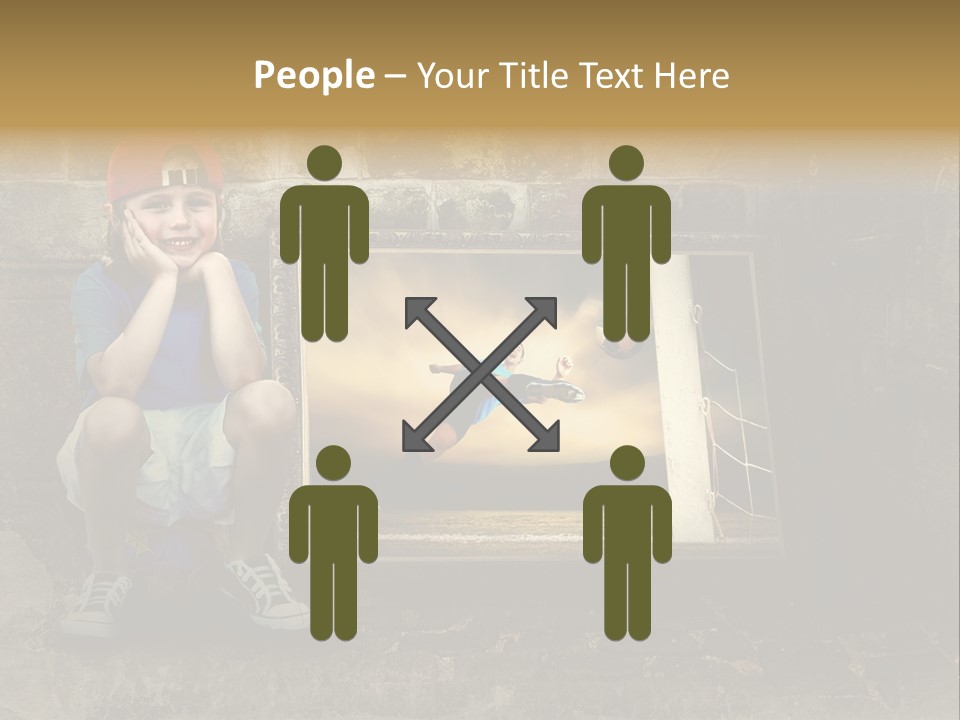 Vintage Texture Wall PowerPoint Template