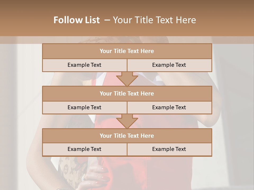 Smartphone White Stylish PowerPoint Template