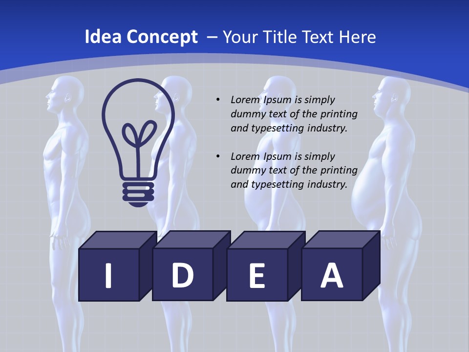 One Medical Person PowerPoint Template