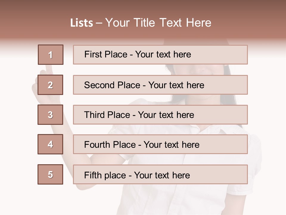 Office Hand East PowerPoint Template