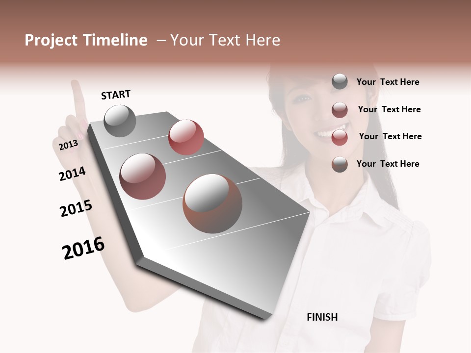 Office Hand East PowerPoint Template