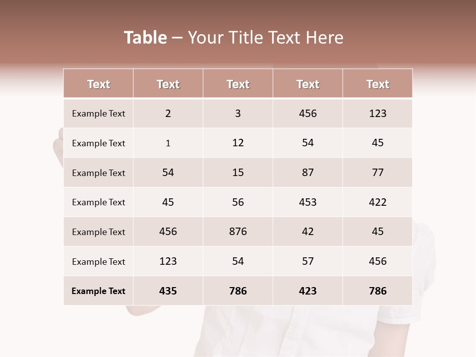 Office Hand East PowerPoint Template