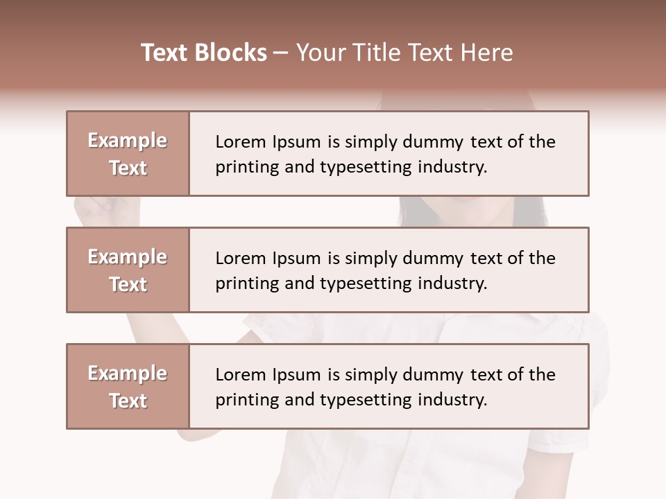 Office Hand East PowerPoint Template