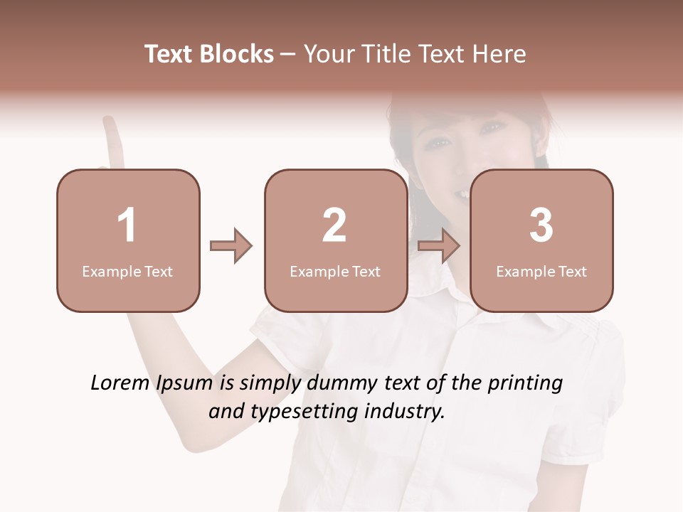 Office Hand East PowerPoint Template