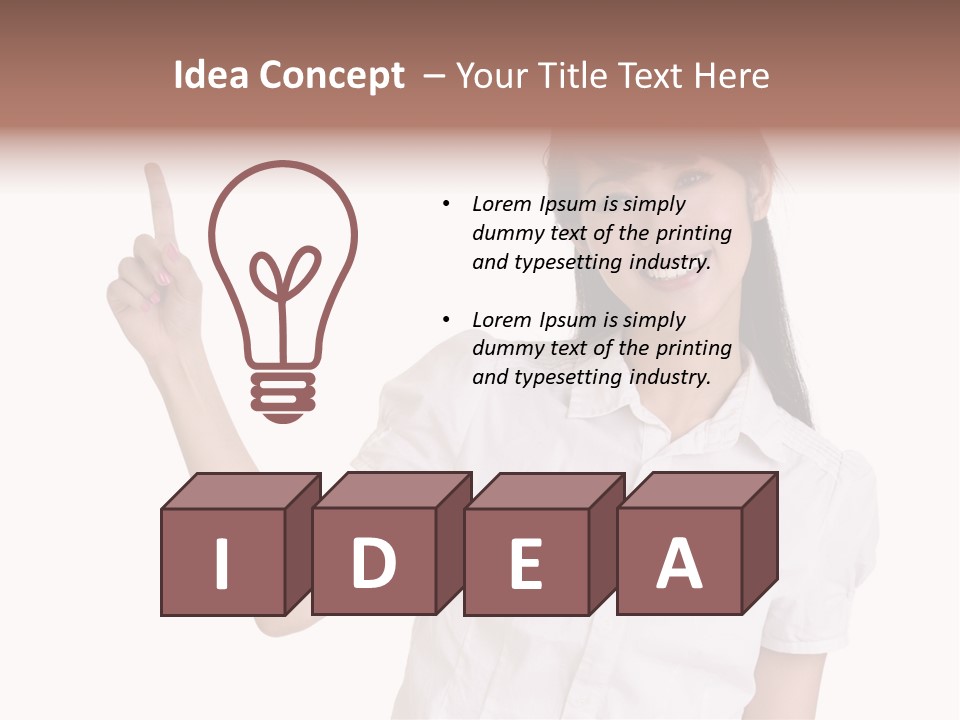 Office Hand East PowerPoint Template