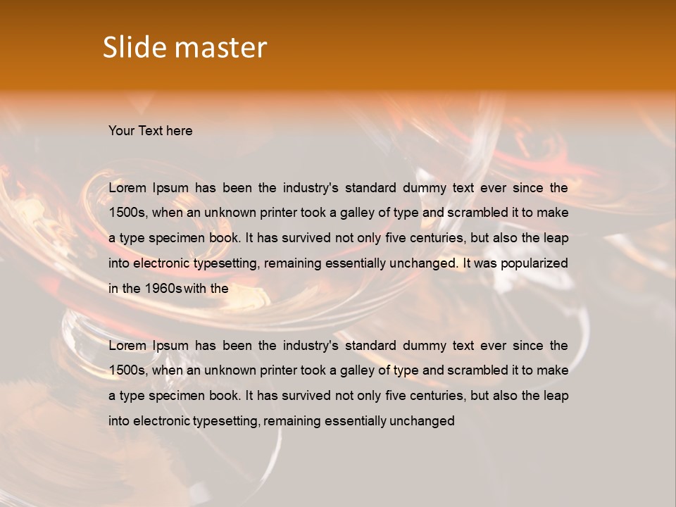 Transparent White Glamour PowerPoint Template