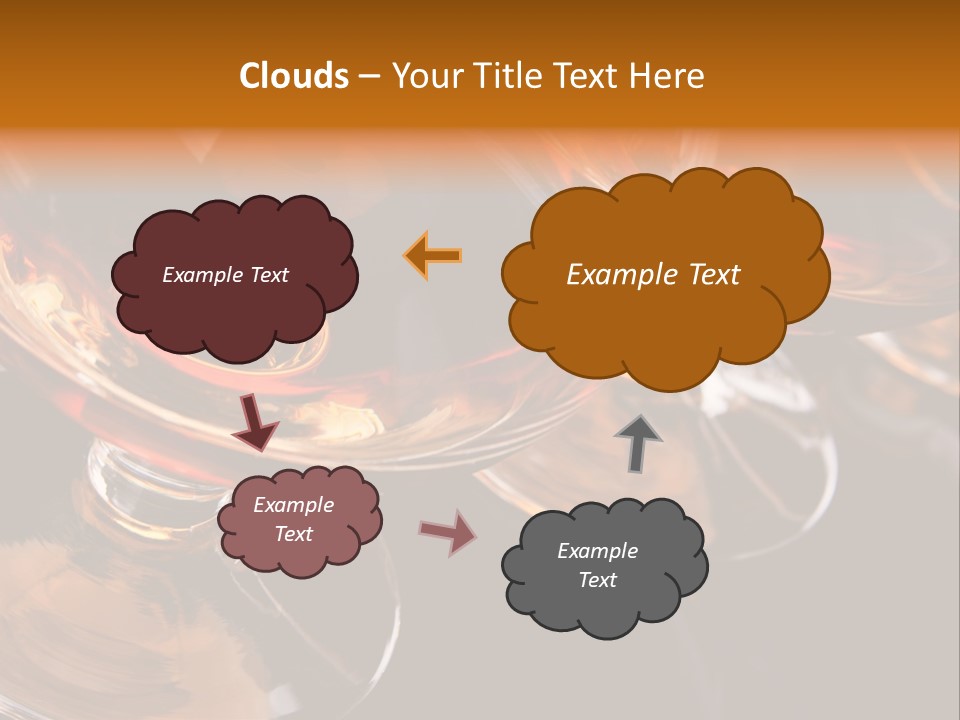 Transparent White Glamour PowerPoint Template
