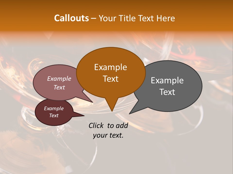 Transparent White Glamour PowerPoint Template