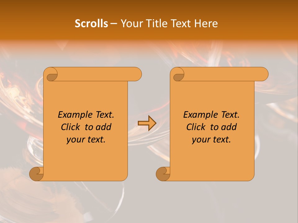 Transparent White Glamour PowerPoint Template