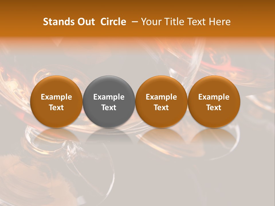 Transparent White Glamour PowerPoint Template