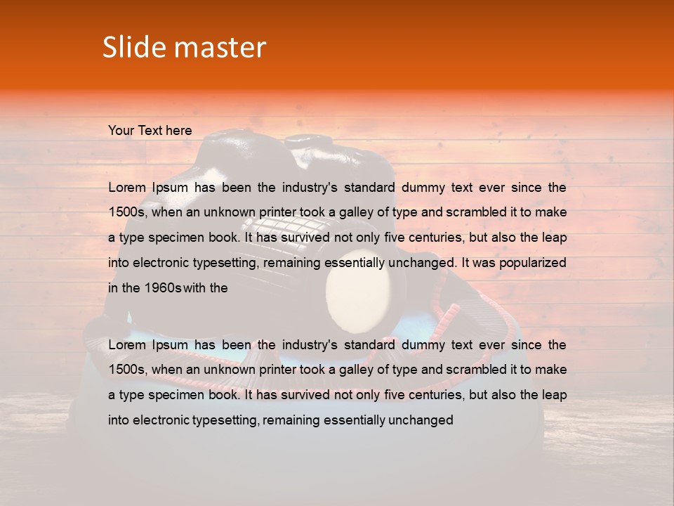 Fresh Red Cream PowerPoint Template