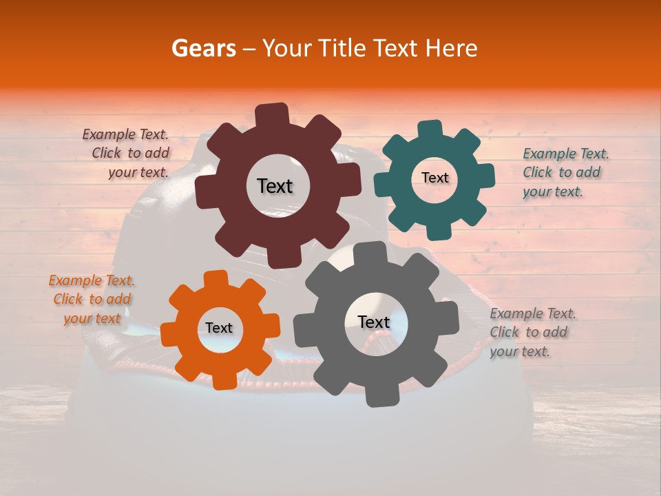 Fresh Red Cream PowerPoint Template