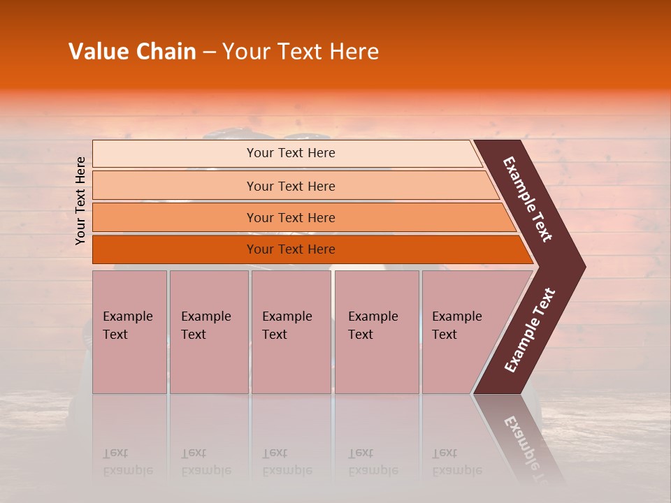 Fresh Red Cream PowerPoint Template