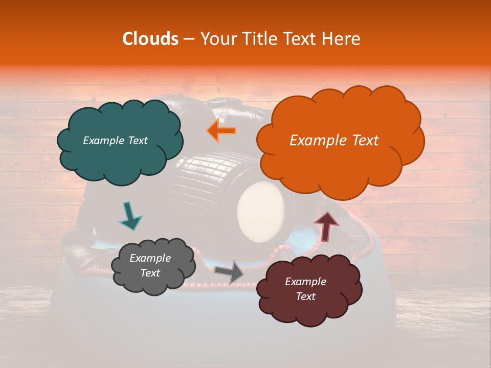 Fresh Red Cream PowerPoint Template