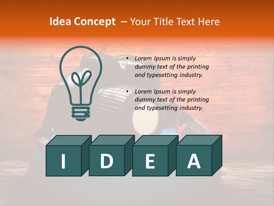 Fresh Red Cream PowerPoint Template