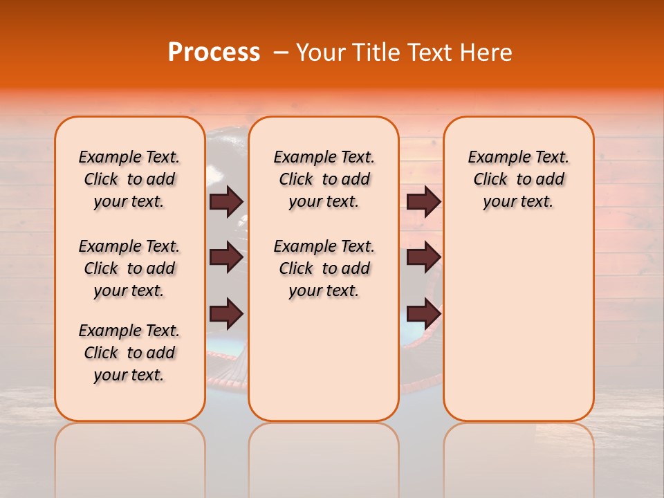 Fresh Red Cream PowerPoint Template
