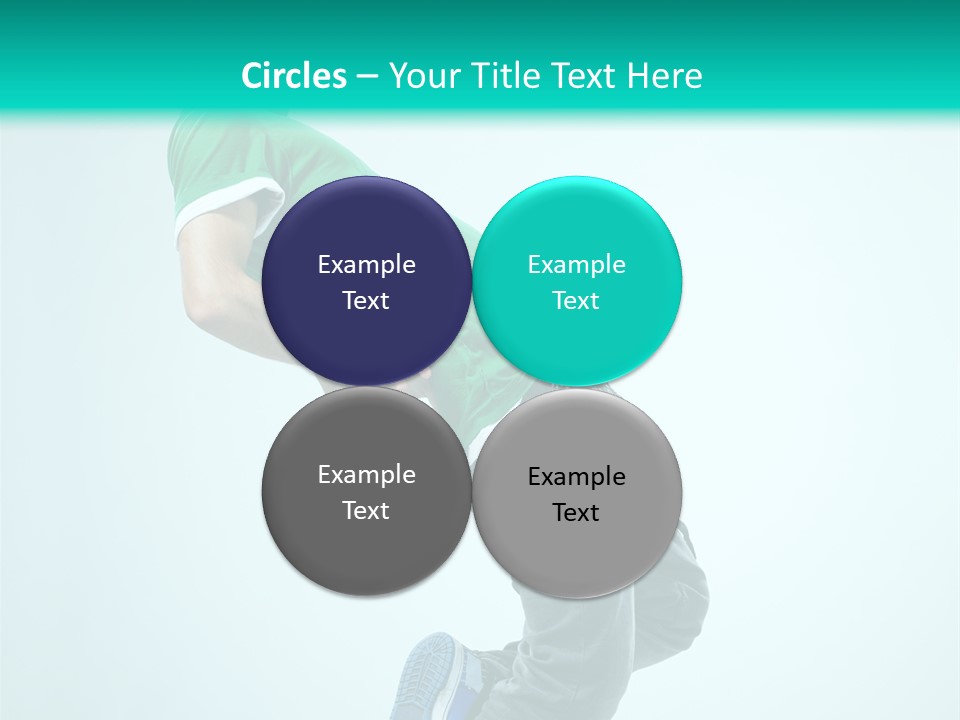 Cool Acrobat Vertical PowerPoint Template