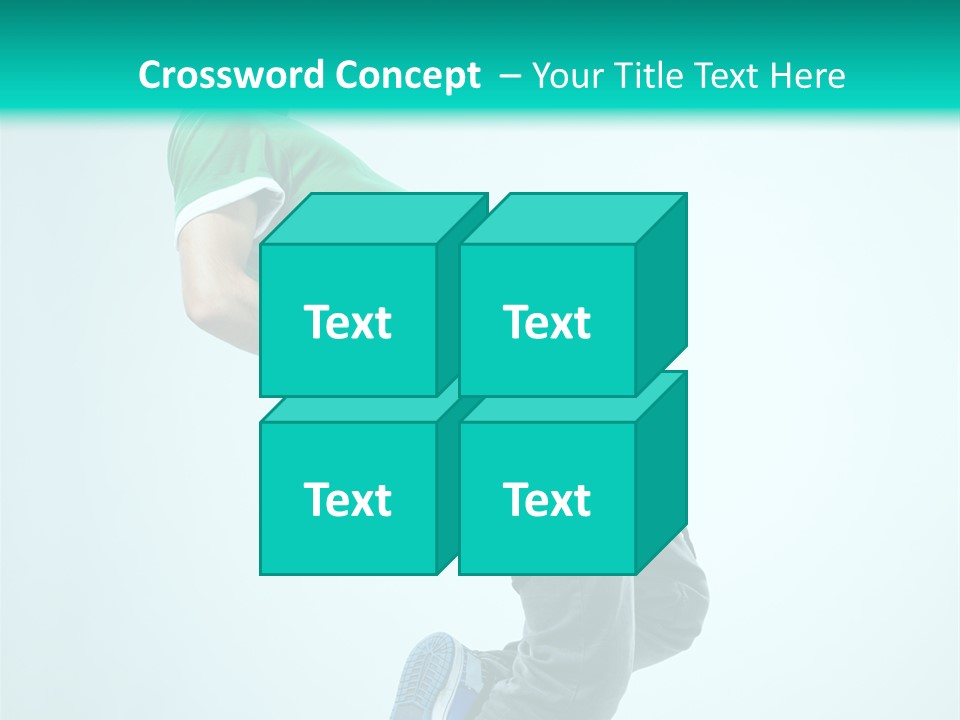 Cool Acrobat Vertical PowerPoint Template
