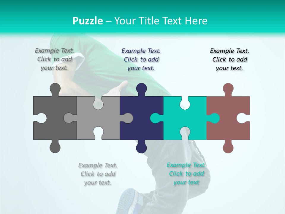 Cool Acrobat Vertical PowerPoint Template