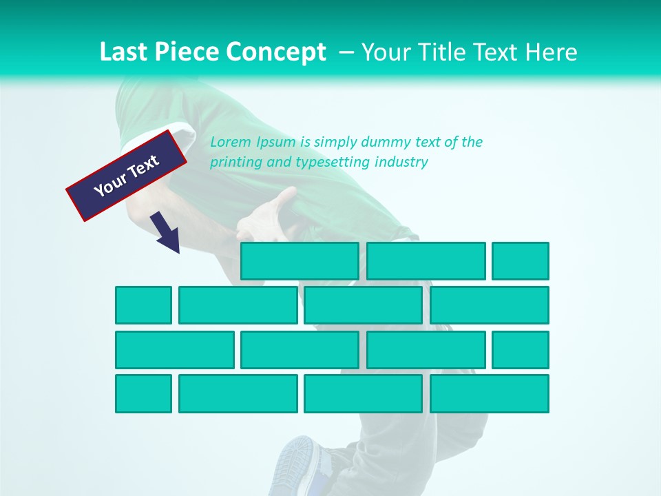 Cool Acrobat Vertical PowerPoint Template