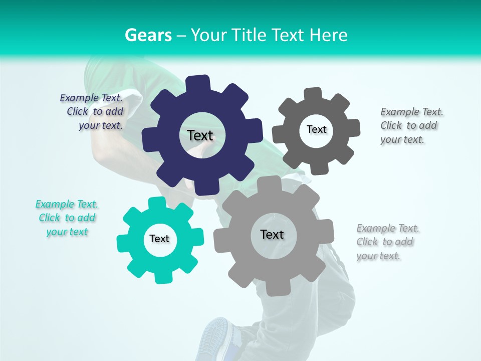 Cool Acrobat Vertical PowerPoint Template