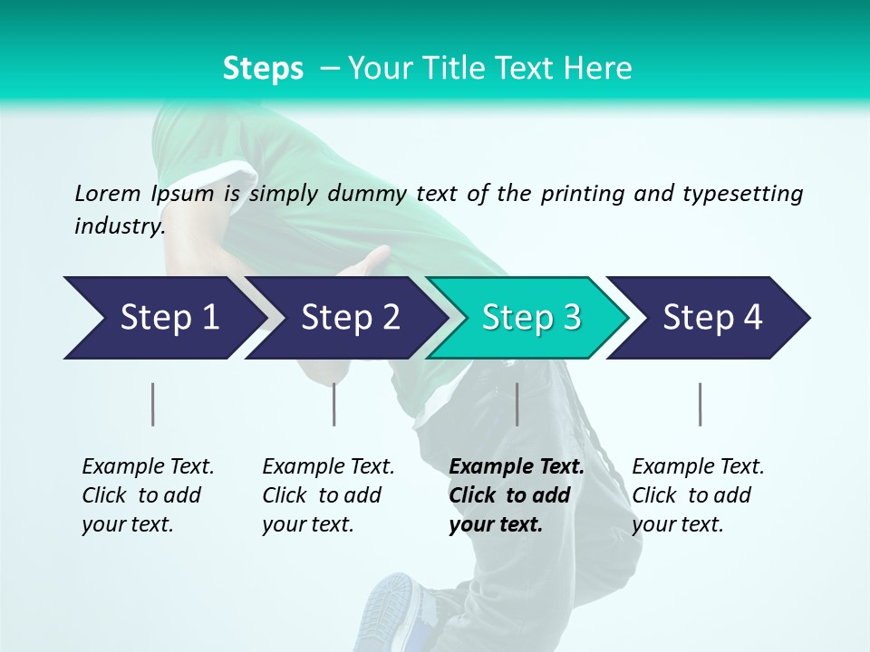 Cool Acrobat Vertical PowerPoint Template