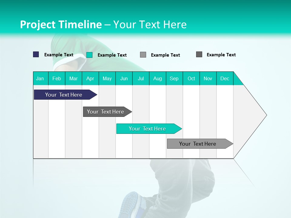 Cool Acrobat Vertical PowerPoint Template