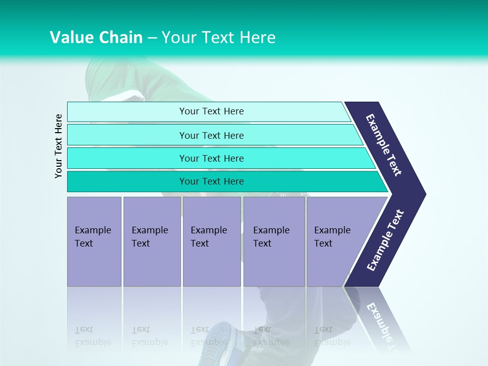 Cool Acrobat Vertical PowerPoint Template